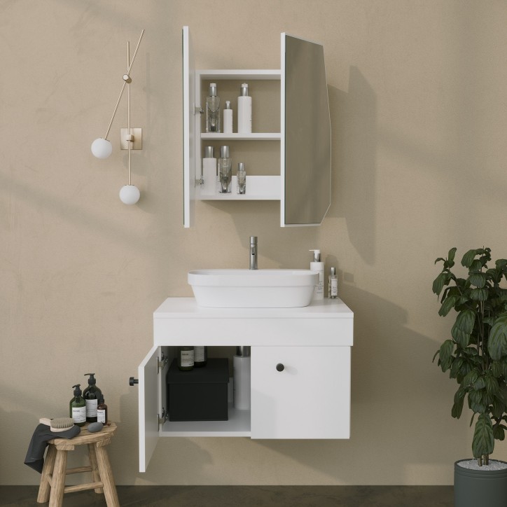 Mueble de baño Quartz Cabinet blanco