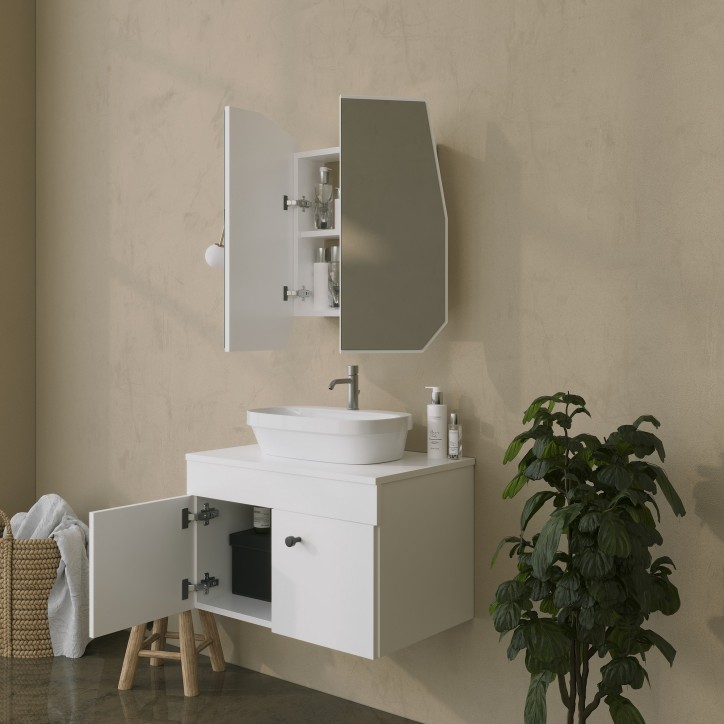 Mueble de baño Quartz Cabinet blanco