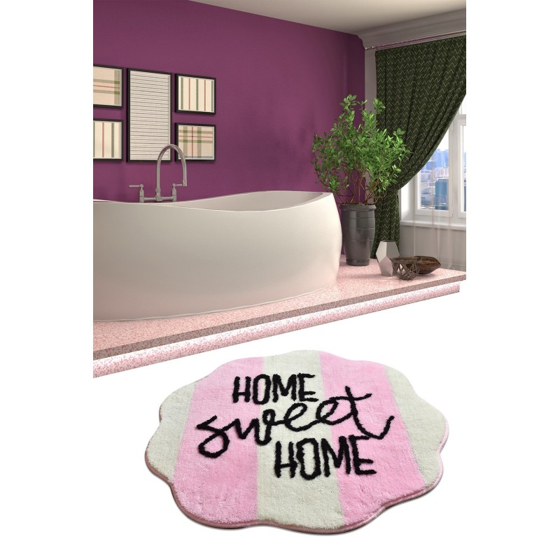 Alfombra de baño Home Sweet Home  multicolor