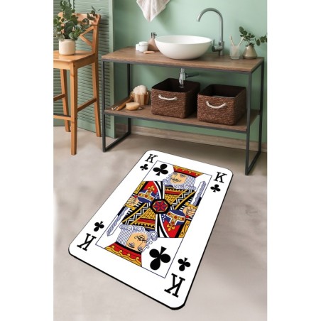 Alfombra de baño Karo Playing Card multicolor