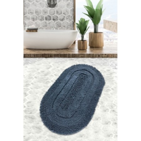 Alfombra de baño Macoroni  gris oscuro