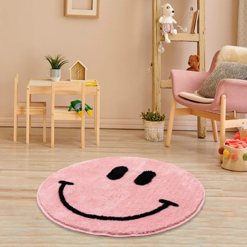 Alfombra de baño Pink Smile rosa