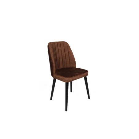 Set 2 sillas Alfa-436 V2 negro marrón
