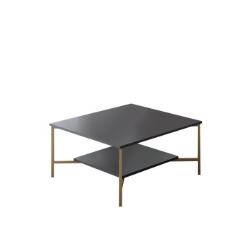 Mesa de centro Gold Line antracita negro - 618BLY1151