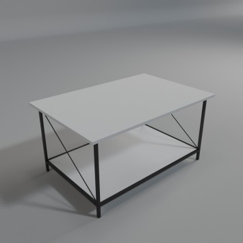 Mesa de centro Hannover L2044 blanco negro - 285LCV1268