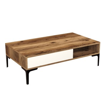 Mesa de centro Istanbul crema nogal - 845HCT5269