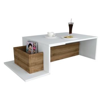 Mesa de centro Pot nogal blanco - 731WAT2807