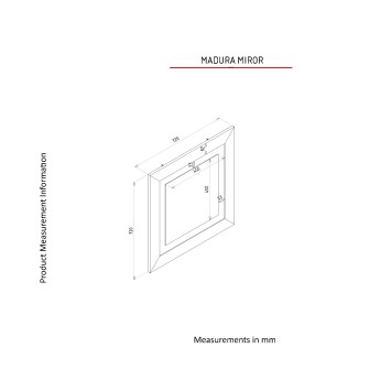 Espejo decorativo Madura roble - 804TRH3317