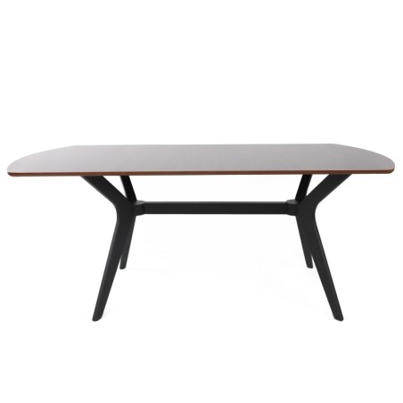 Mesa comedor Ares-1043 negro marrón