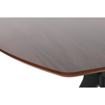 Mesa comedor Ares-1043 negro marrón - 974NMB1726