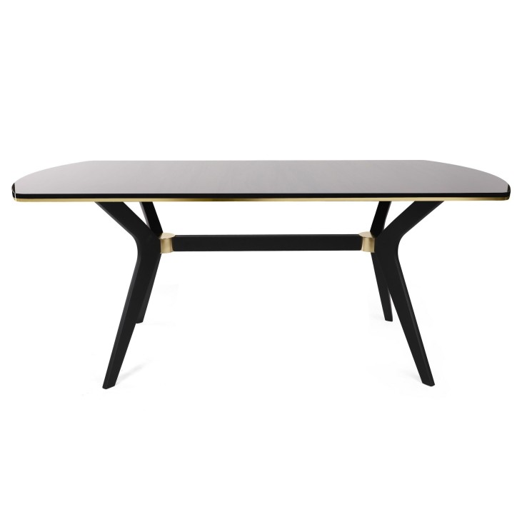 Mesa comedor İkon-1003 dorado negro marrón