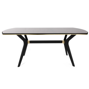 Mesa comedor İkon-1003 dorado negro marrón - 974NMB1727