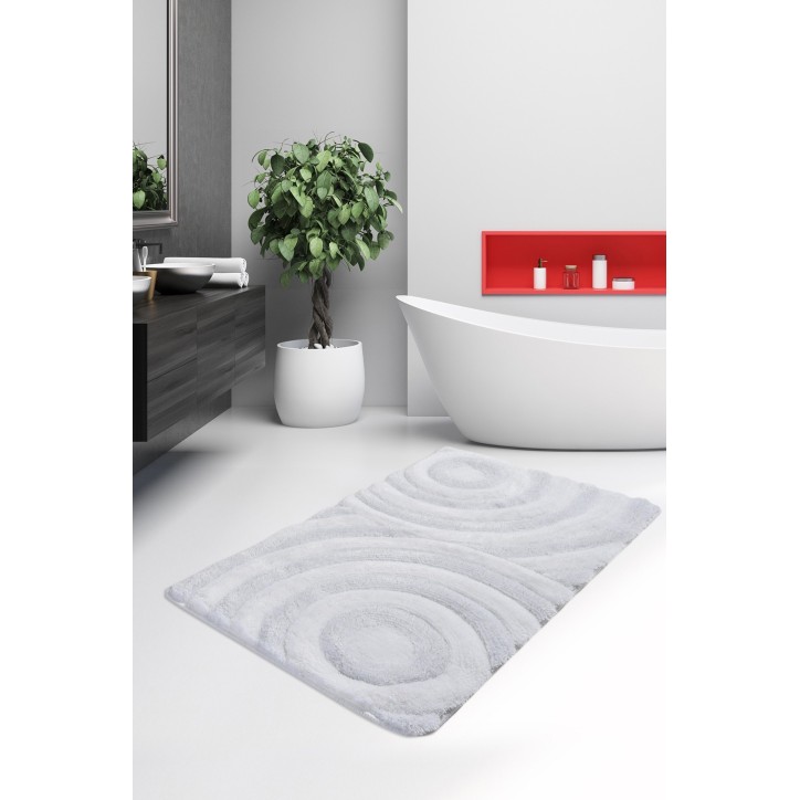 Alfombra de baño Wave  blanco