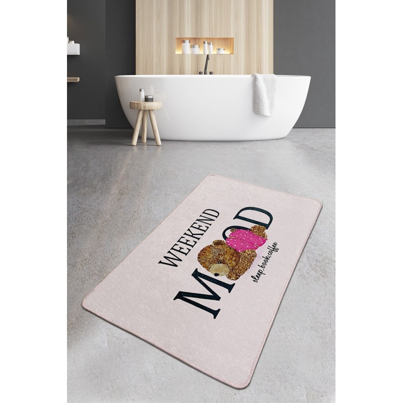 Alfombra de baño Weekend Mood Djt (70 x 120) multicolor