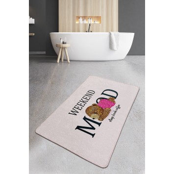 Alfombra de baño Weekend Mood Djt (70 x 120) multicolor