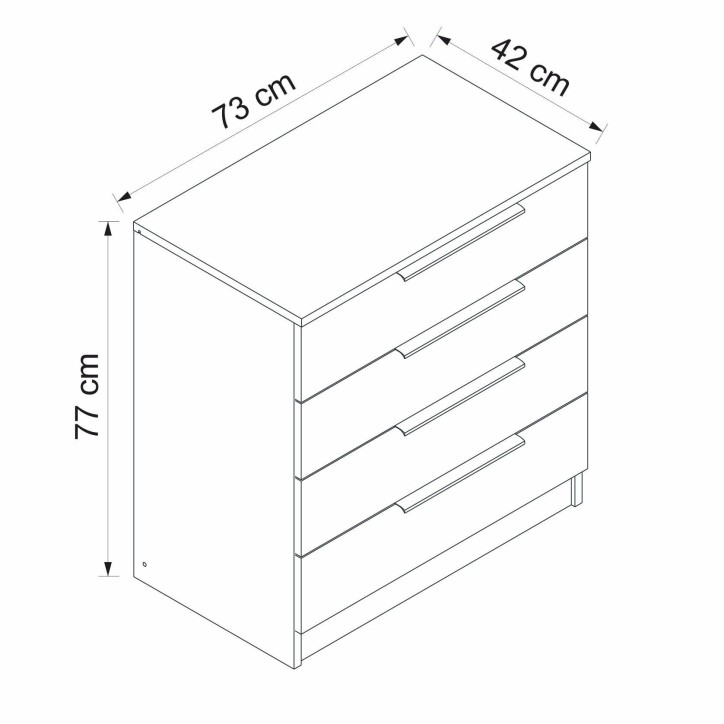 Cómoda Kale Plus-7913 nogal