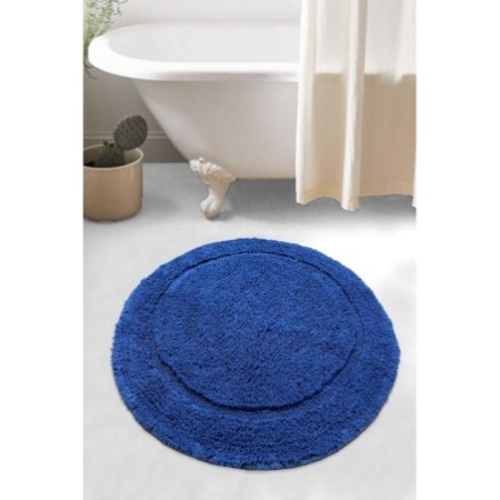 Alfombra de baño Wolle  azul oscuro