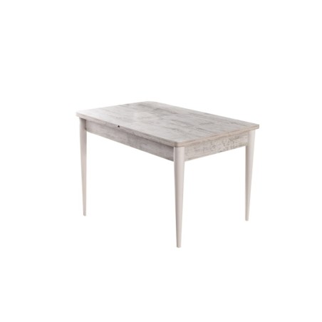 Mesa de comedor extensible Ahşap Kelebek-1233 blanco