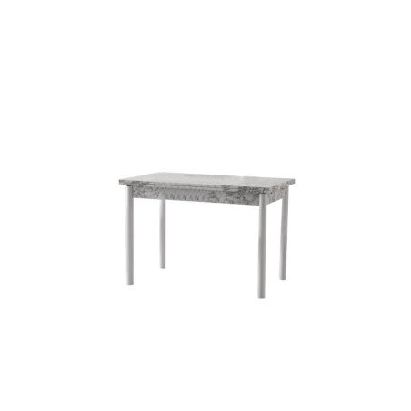 Mesa de comedor extensible Polo-1305 gris blanco