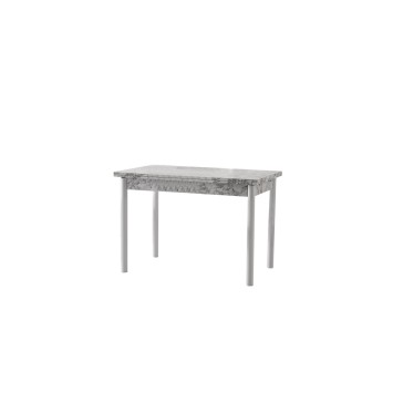 Mesa de comedor extensible Polo-1305 gris blanco - 974NMB1532