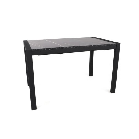 Mesa de comedor extensible Silva-1012 negro