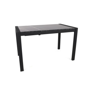 Mesa de comedor extensible Silva-1012 negro - 974NMB1737