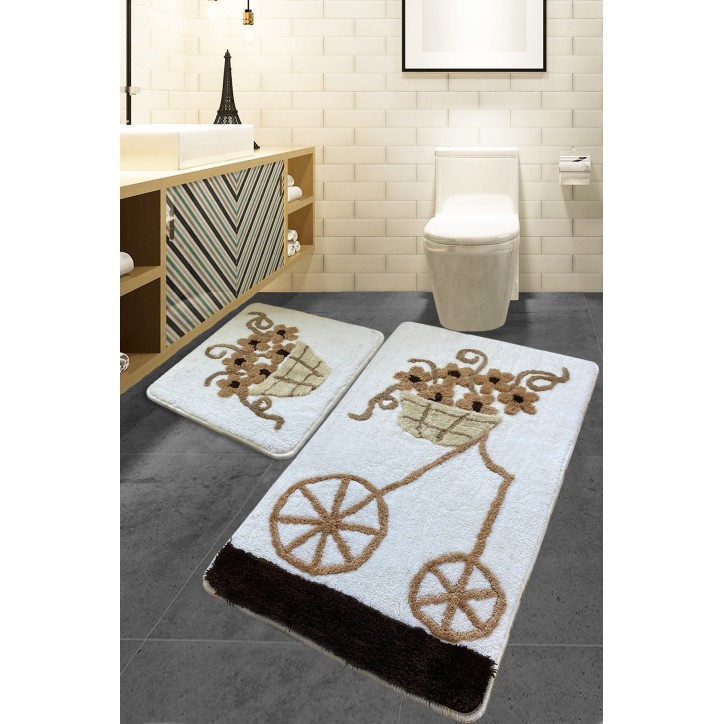 Alfombra de baño Set (2 piezas) Alaçatı  multicolor