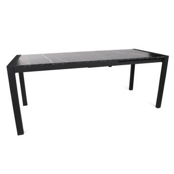 Mesa de comedor extensible Silva-1012 negro - 974NMB1737