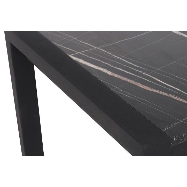 Mesa de comedor extensible Silva-1012 negro