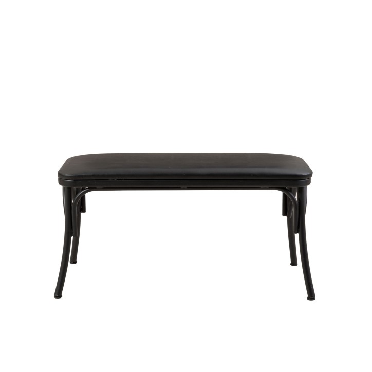 Set mesa comedor extensible y sillas (4 piezas) Oliver negro