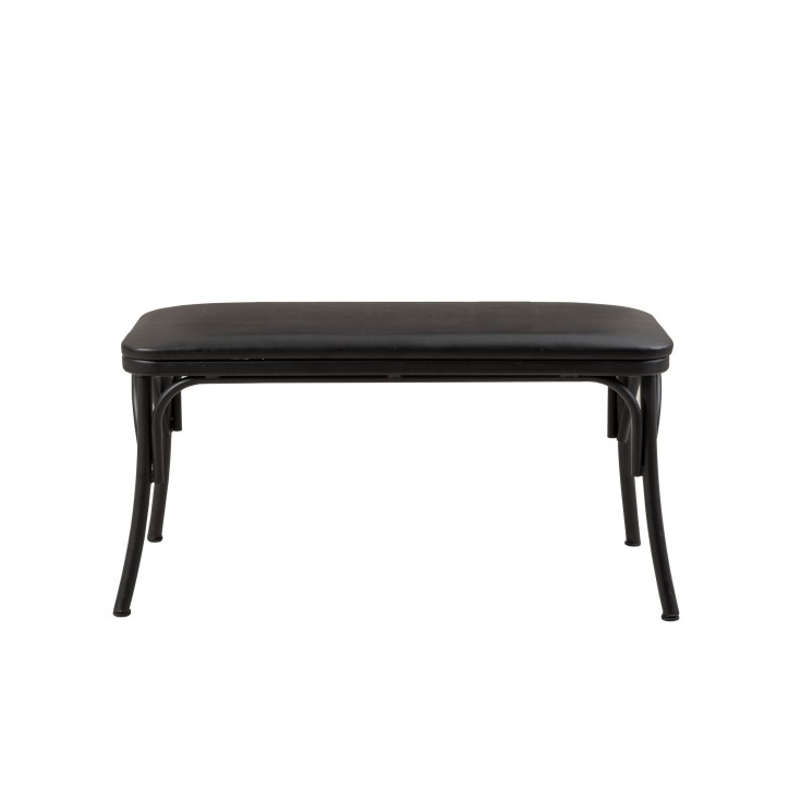 Set mesa comedor extensible y sillas (4 piezas) Oliver negro