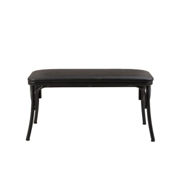 Set mesa comedor extensible y sillas (4 piezas) Oliver negro - 869VEL8169