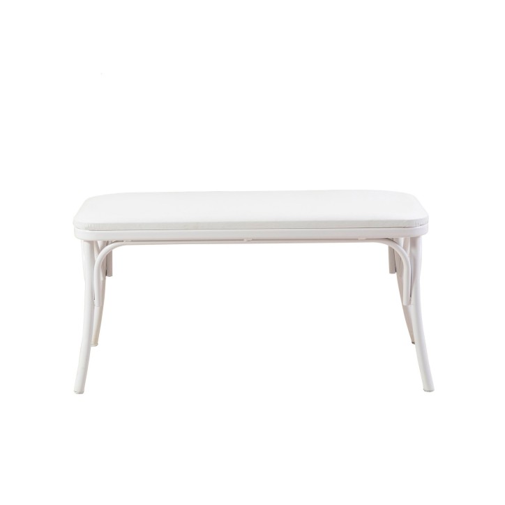 Set mesa comedor extensible y sillas (4 piezas) Oliver blanco