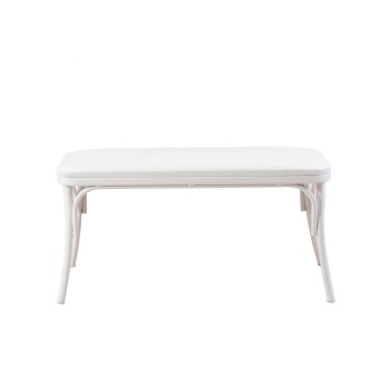 Set mesa comedor extensible y sillas (4 piezas) Oliver blanco - 869VEL8152