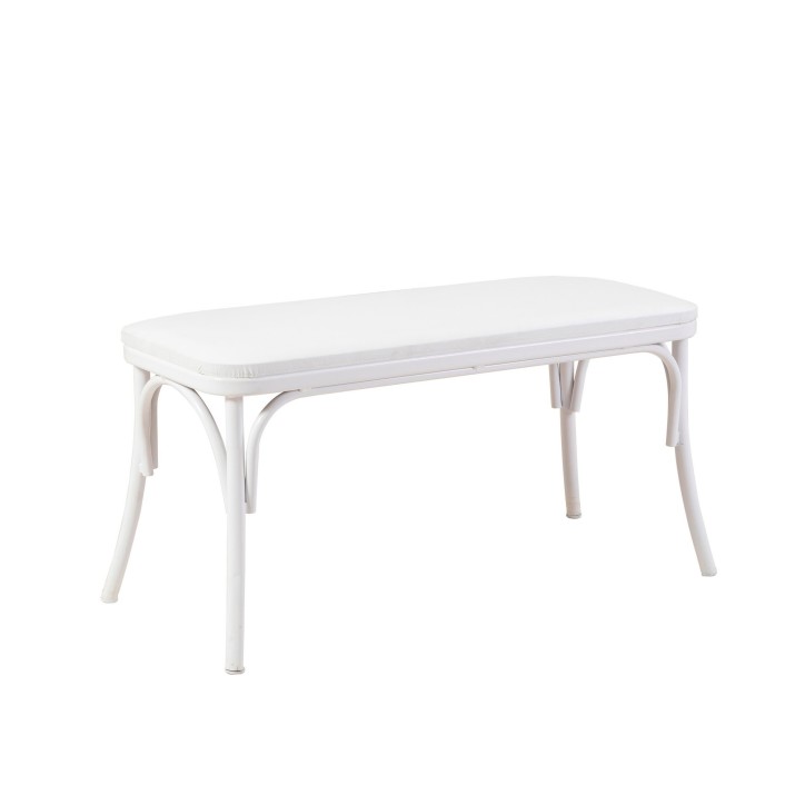 Set mesa comedor extensible y sillas (4 piezas) Oliver blanco