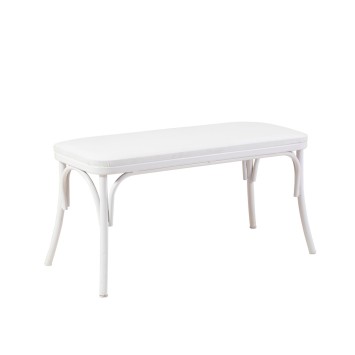 Set mesa comedor extensible y sillas (4 piezas) Oliver blanco - 869VEL8152