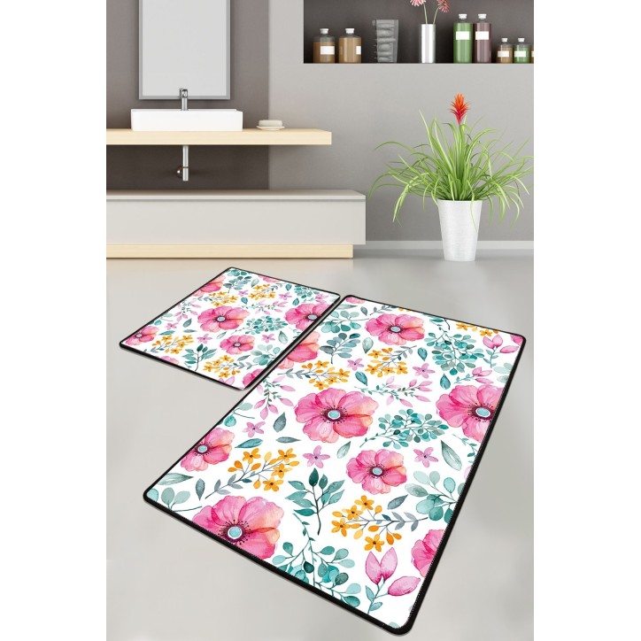 Alfombra de baño Set (2 piezas) Azalea multicolor