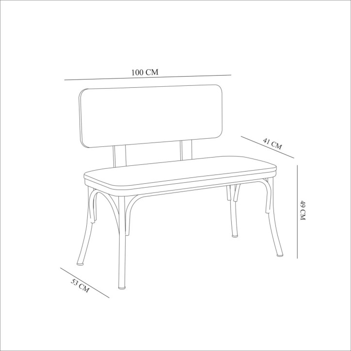 Set mesa comedor extensible y sillas (4 piezas) Oliver blanco