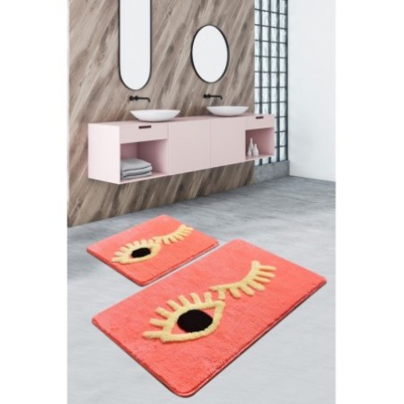 Alfombra de baño Set (2 piezas) Big Eyes  multicolor