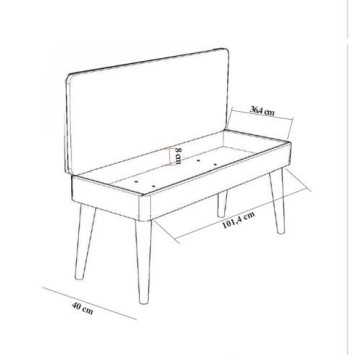 Set mesa comedor extensible y sillas (4 piezas) Vina 0701-3 pino atlántico antracita - 869VEL5319