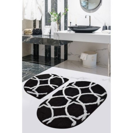 Alfombra de baño Set (2 piezas) Bonne Oval  multicolor