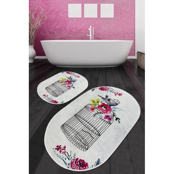 Alfombra de baño Set (2 piezas) Cage Djt multicolor