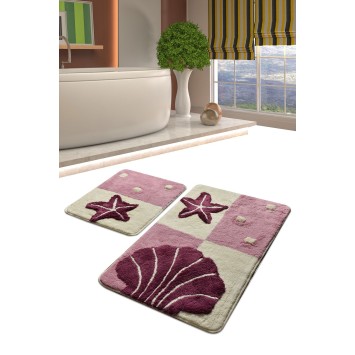 Alfombra de baño Set (2 piezas) Deniz Yıldızı  multicolor