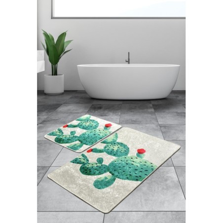 Alfombra de baño Set (2 piezas) Green DJT multicolor