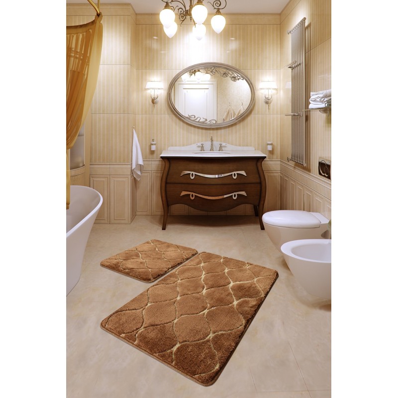 Alfombra de baño Set (2 piezas) Infinity  caramelo