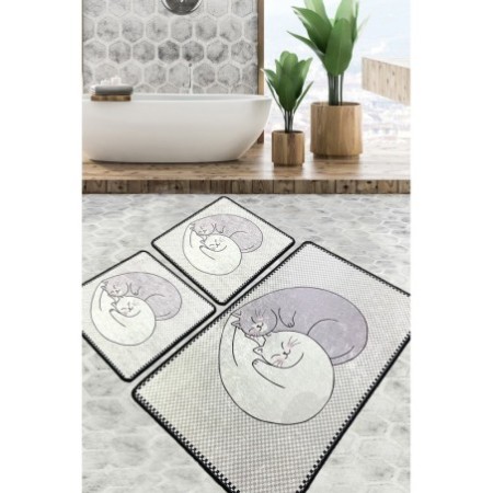 Alfombra de baño Set (2 piezas) Katt multicolor