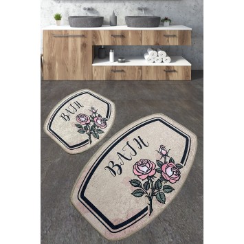 Alfombra de baño Set (2 piezas) Mand multicolor