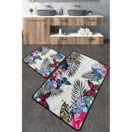 Alfombra de baño Set (2 piezas) Noirobi multicolor