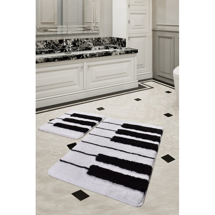 Alfombra de baño Set (2 piezas) Piyano multicolor