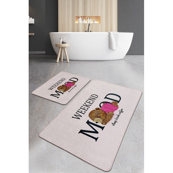 Alfombra de baño Set (2 piezas) Weekend Mood Djt multicolor